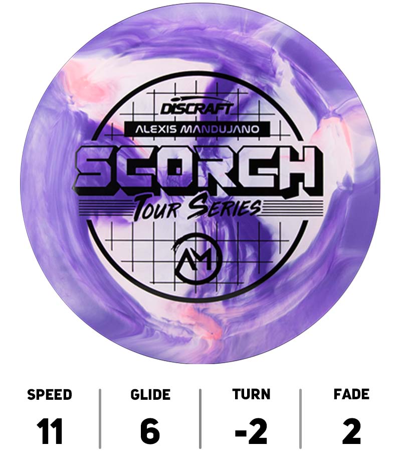 Hole19-DiscGolf-Discraft-Scorch-Esp-Swirl-Alexis-Mandujano-Tour-Series-2022
