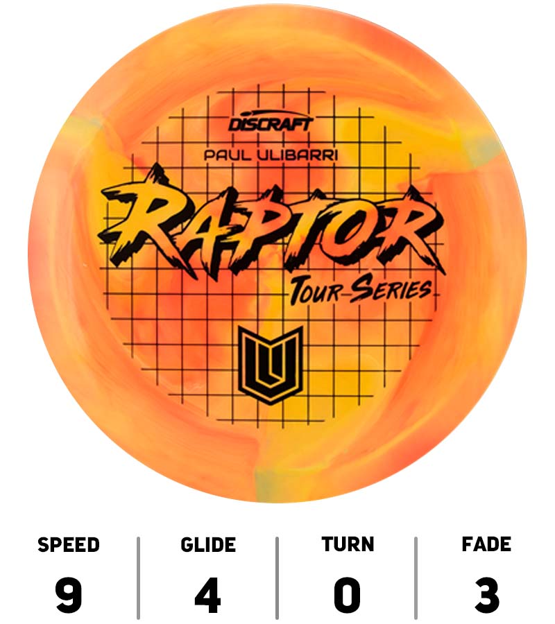 Discraft-Disque-DiscGolf-Esp-Swirl-Raptor-Paul-Ulibarri-Tour-Series-2022