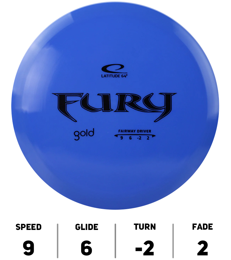 Hole19-DiscGolf-Latitude-64-Fury-Gold-Bleu