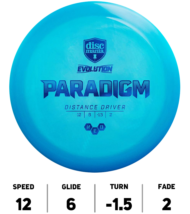 Discmania-Evolution-Disque-DiscGolf-Paradigm-Neo