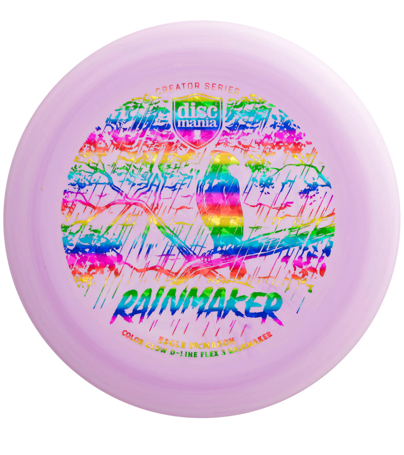 Hole19-Discmania-Rainmaker-D-Line-Color-Glow-Flex-3-Eagle-Mc-Mahon-Violet