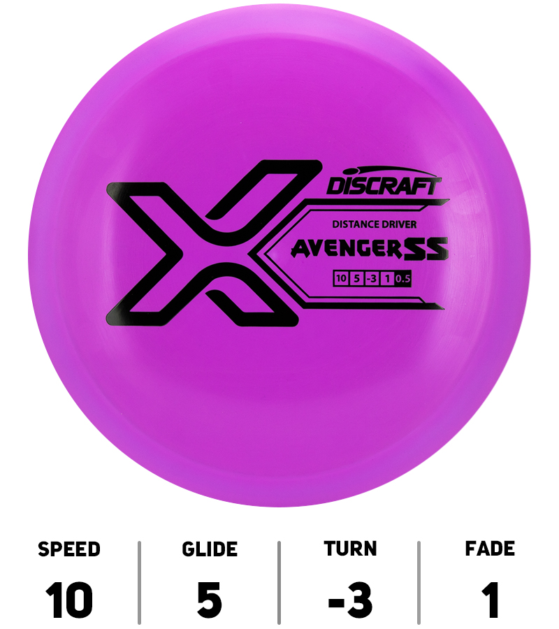 Hole19-DiscGolf-Discraft-AvengerSS-X-Violet