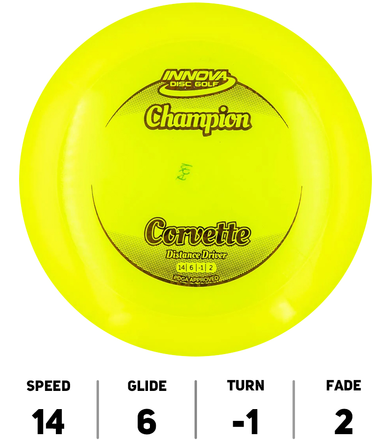 Hole19-Innova-Discs-Corvette-Champion-Jaune