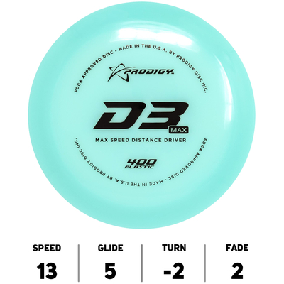D3 Max 400 - Prodigy Disc