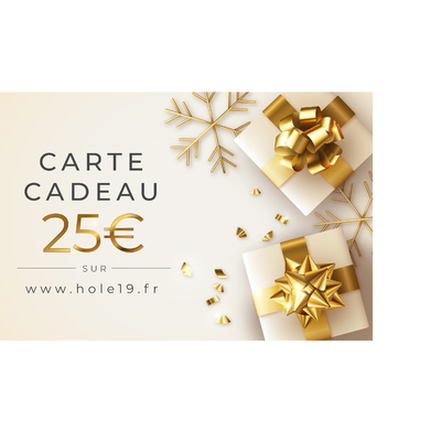 Carte Cadeau Noël Disc Golf 25€