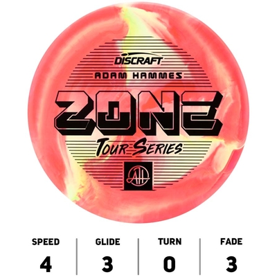 Zone Esp Swirl Tour Series 2022 Adam Hammes - Discraft