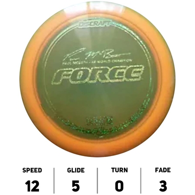 Force Z Paul Mc Beth Signature 4 time World Champion - Discraft