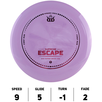 Escape Supreme First Run - Dynamic Discs
