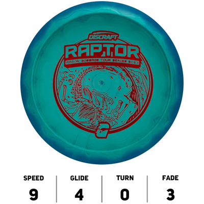 Raptor Esp Swirl Tour Series 2023 Aaron Gossage - Discraft