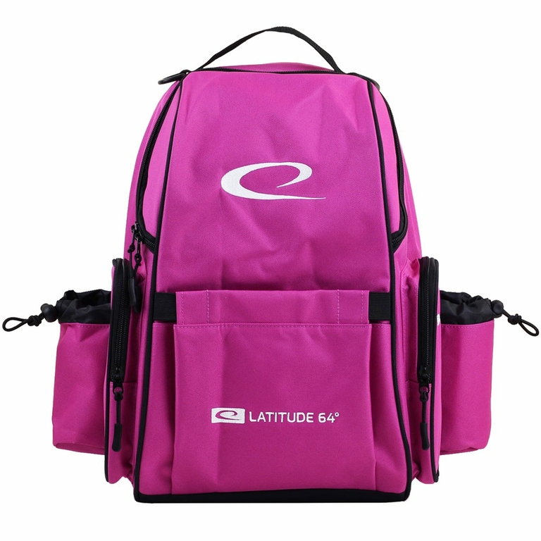 Latitude-64-swift-backpack-discgolf-sac-rose-avant-fermé