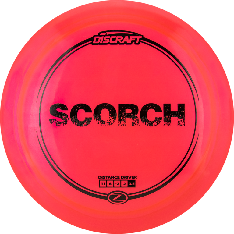 Hole19-DiscGolf-Discraft-Scorch-Z-Line-Rouge