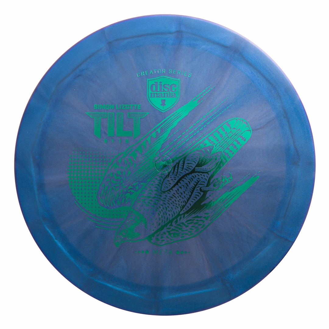 Discmania-Disque-DiscGolf-Evolution-Meta-Tilt-Simon-Lizotte-Bleu