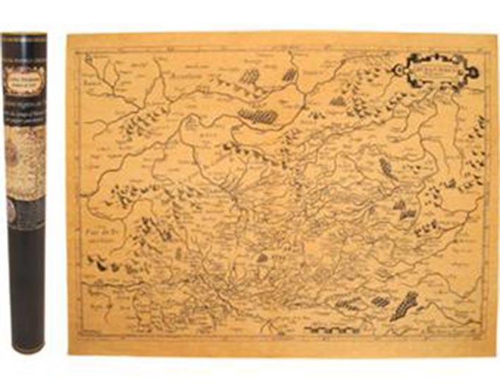 carte bourgogne 1598