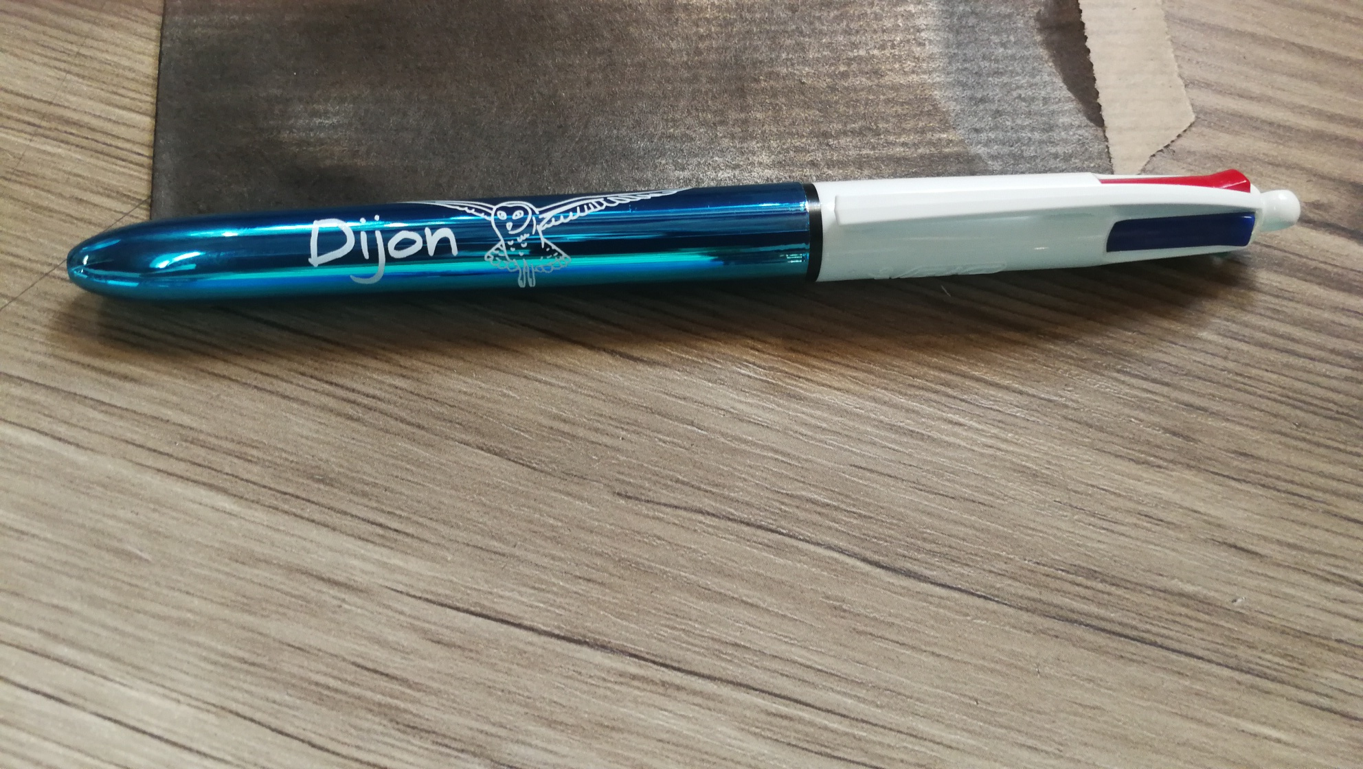 Lot de 2 stylos Bic 4 couleurs siglés Dijon
