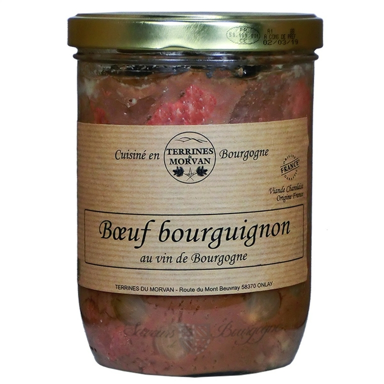 Boeuf bourguignon 400g Terrines du Morvan Nos spécialités gourmandes