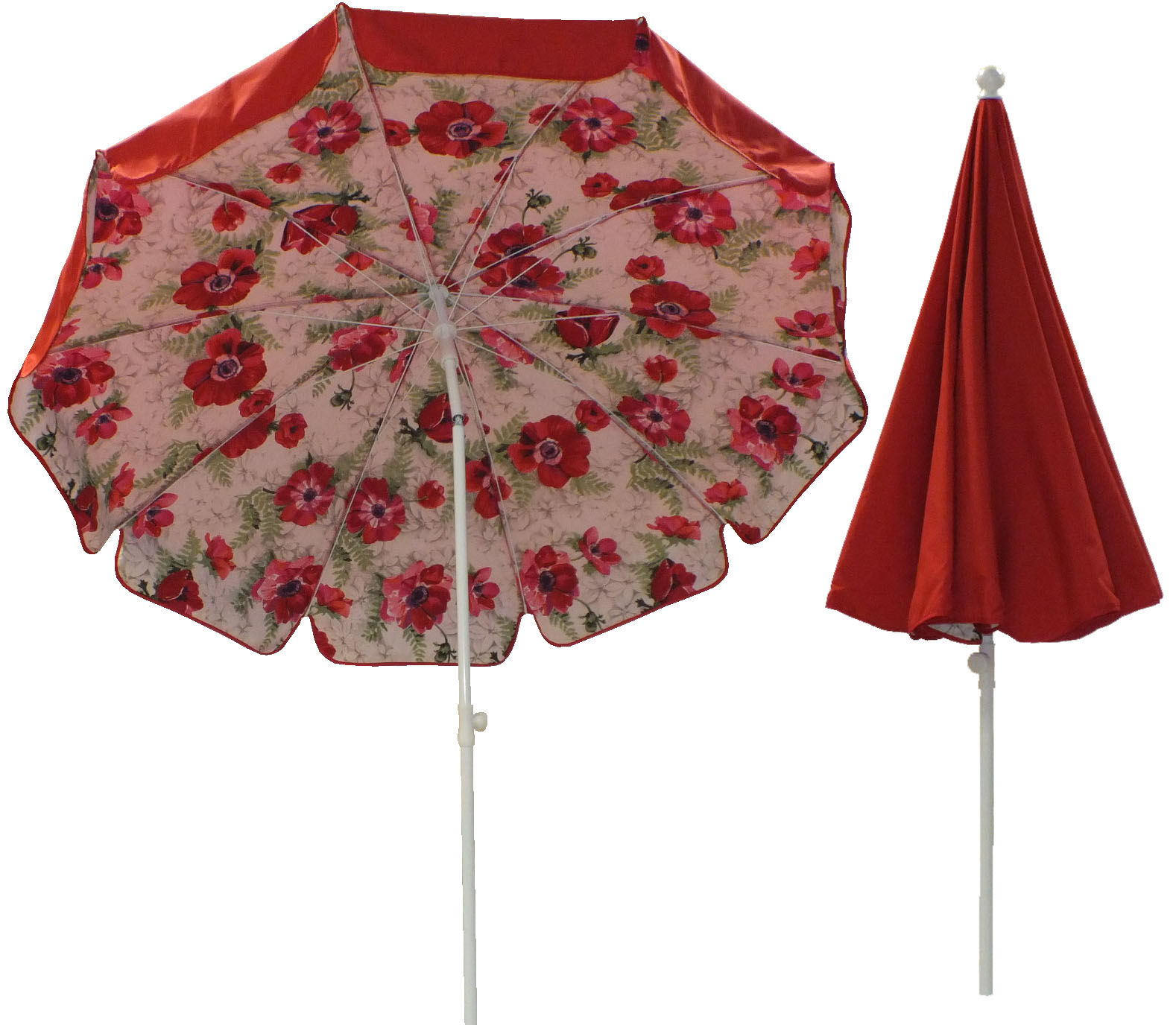 Parasol Doublé ø200 Rouge