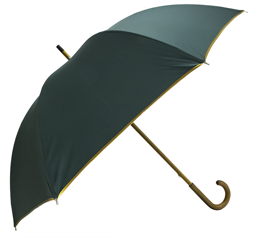 parapluie_mini_golf_vert_sapin_liseret_noisette_4