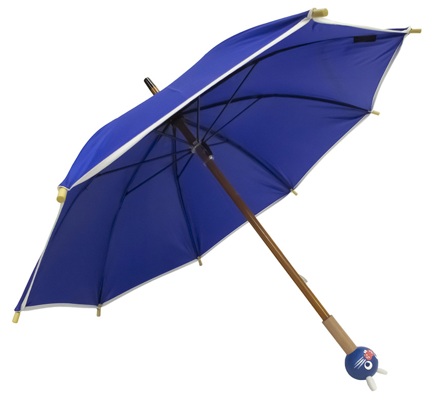 parapluie_droit_enfnat_bleu_poignee_lapin_1