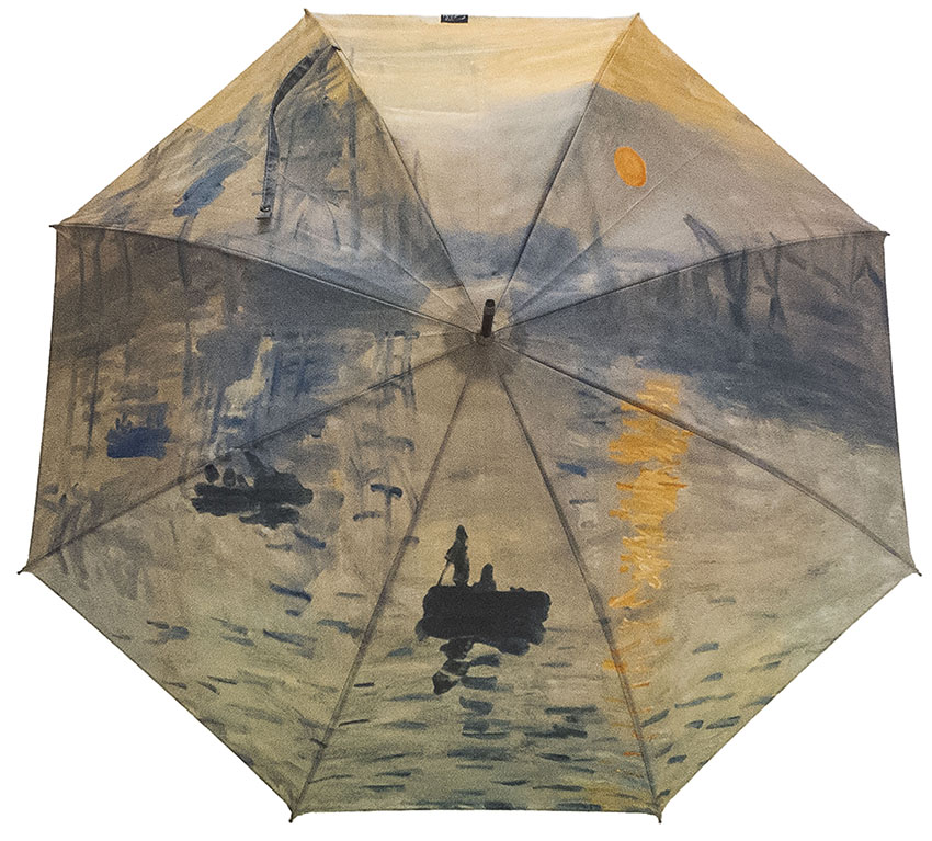 Parapluie long automatique Monet impression soleil levant