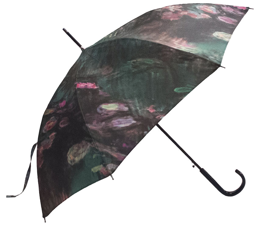 Parapluie long automatique Monet Nympheas 2