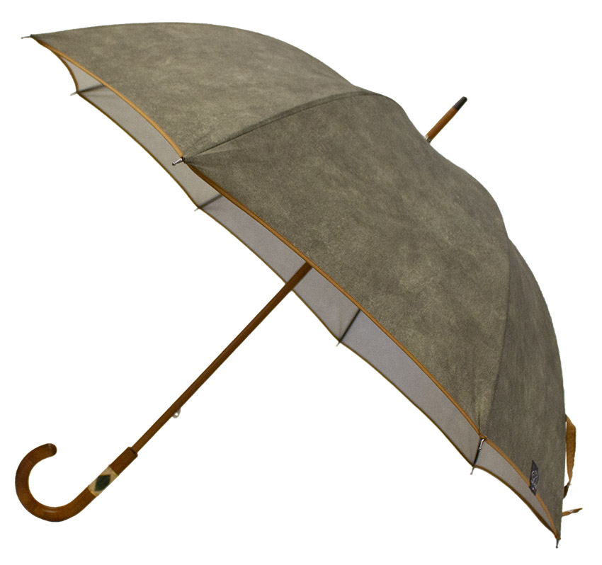 Parapluie suédine bronze