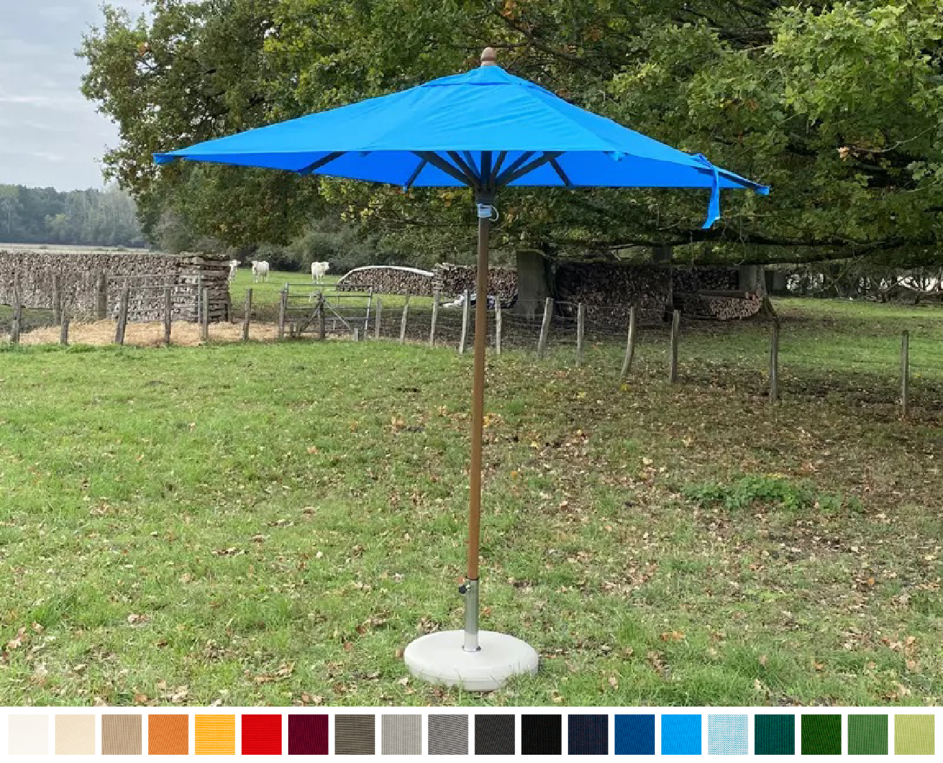 gamme parasol bois 2x2