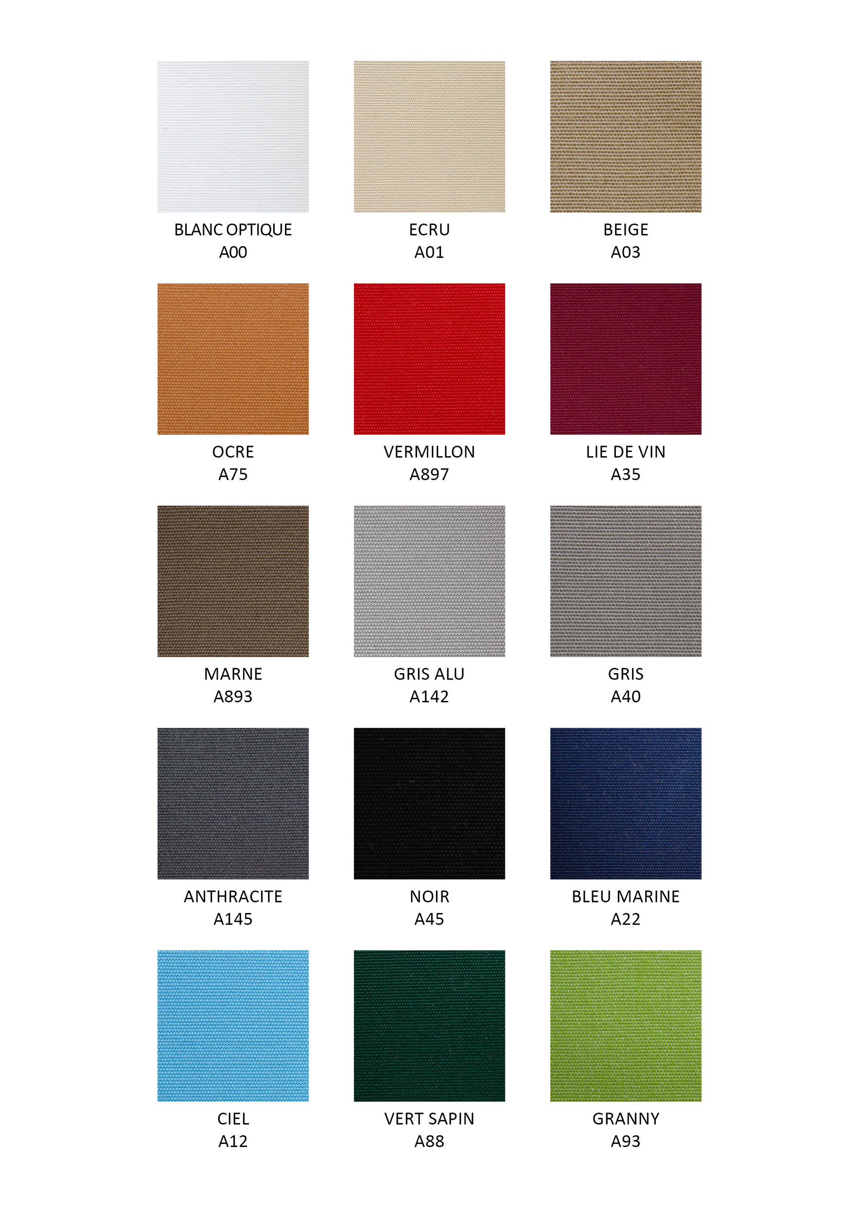 gamme 2023 x15 parasols ALUPRO__