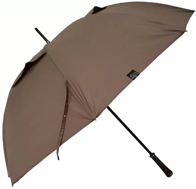 Parapluie de Golf Anti-Vent Gris Taupe - Produit Français