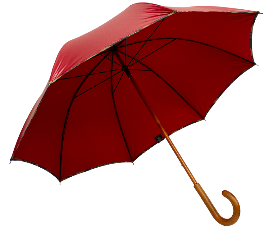 parapluie-droit-carmin-biais-motif-vert-2