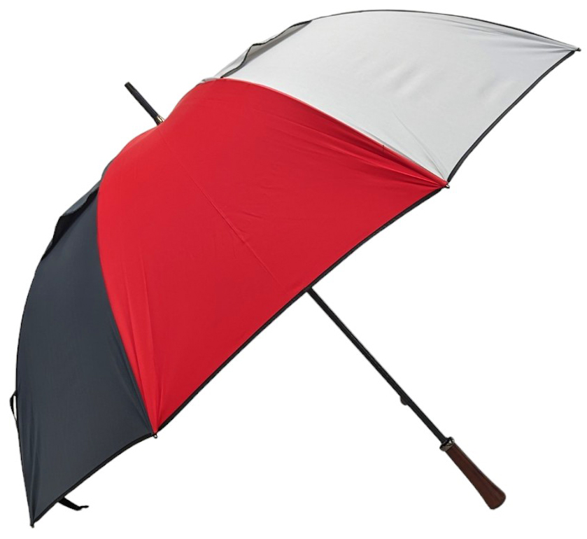 parapluie golf anti vent rouge noir gris 1