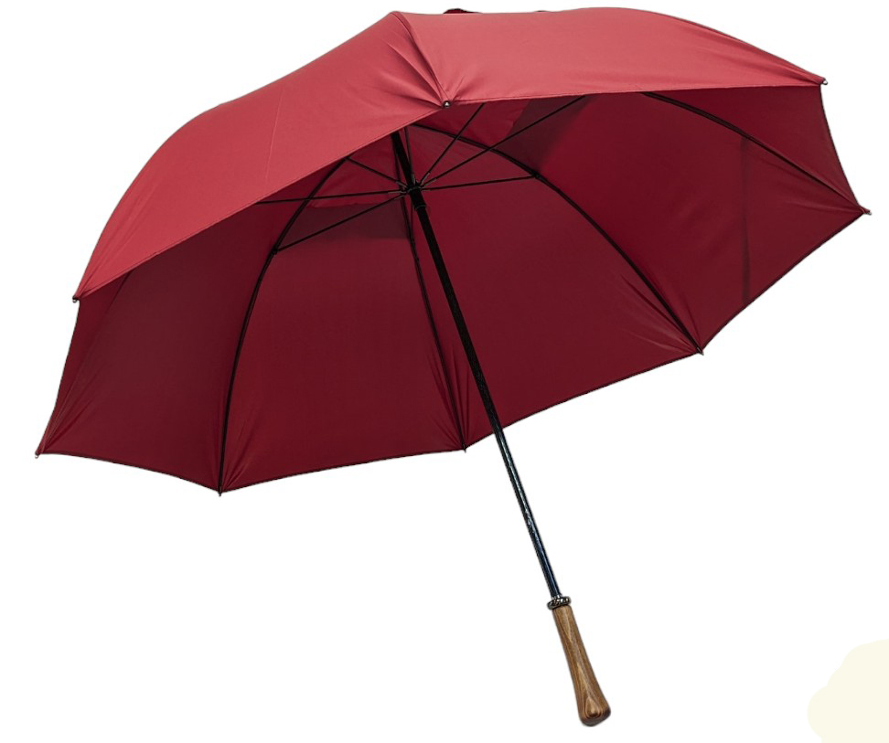 parapluie golf anti vent rouge carmin 2