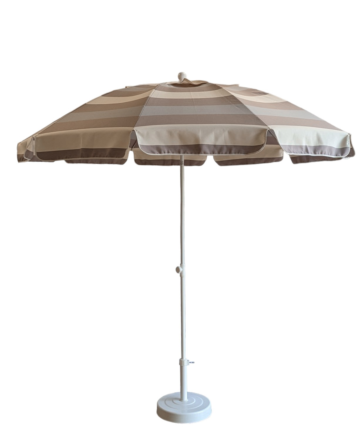 parasol-rond-240-rayure-beige 001