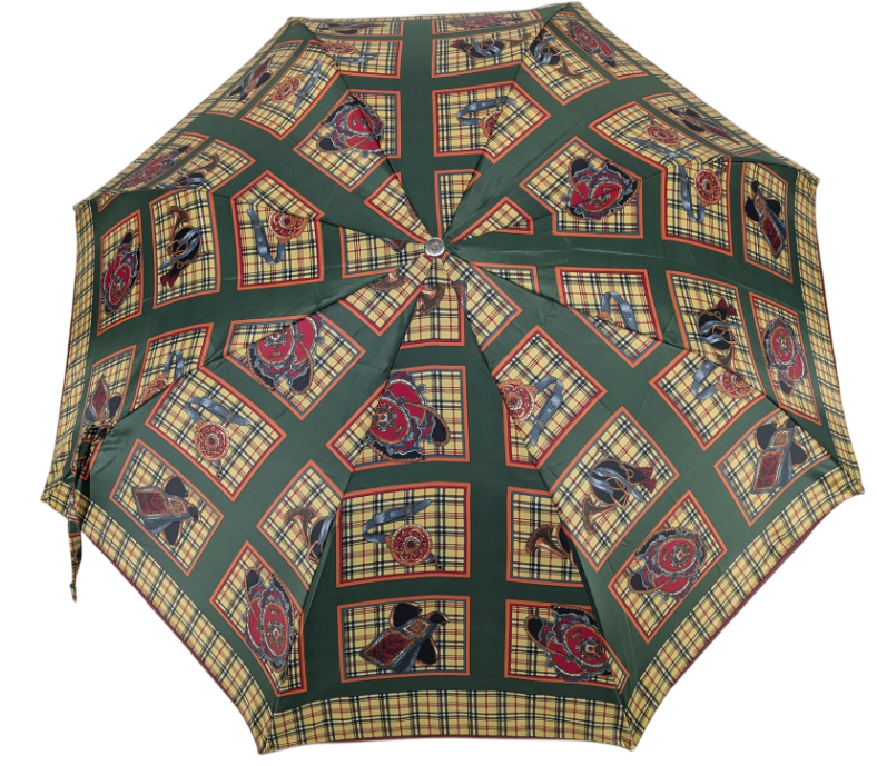 parapluie-pliant-satin-equestre-vert2