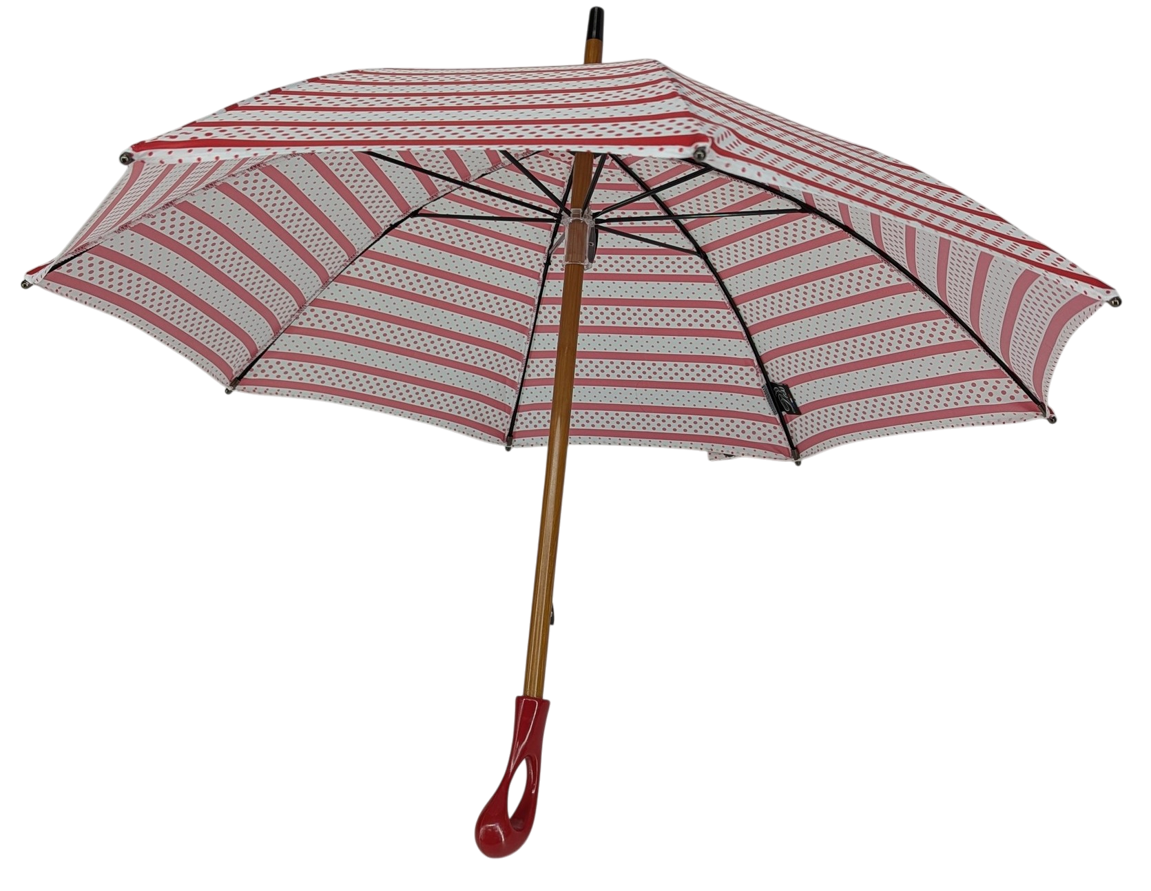 parapluie-enfant-rayé-rouge1