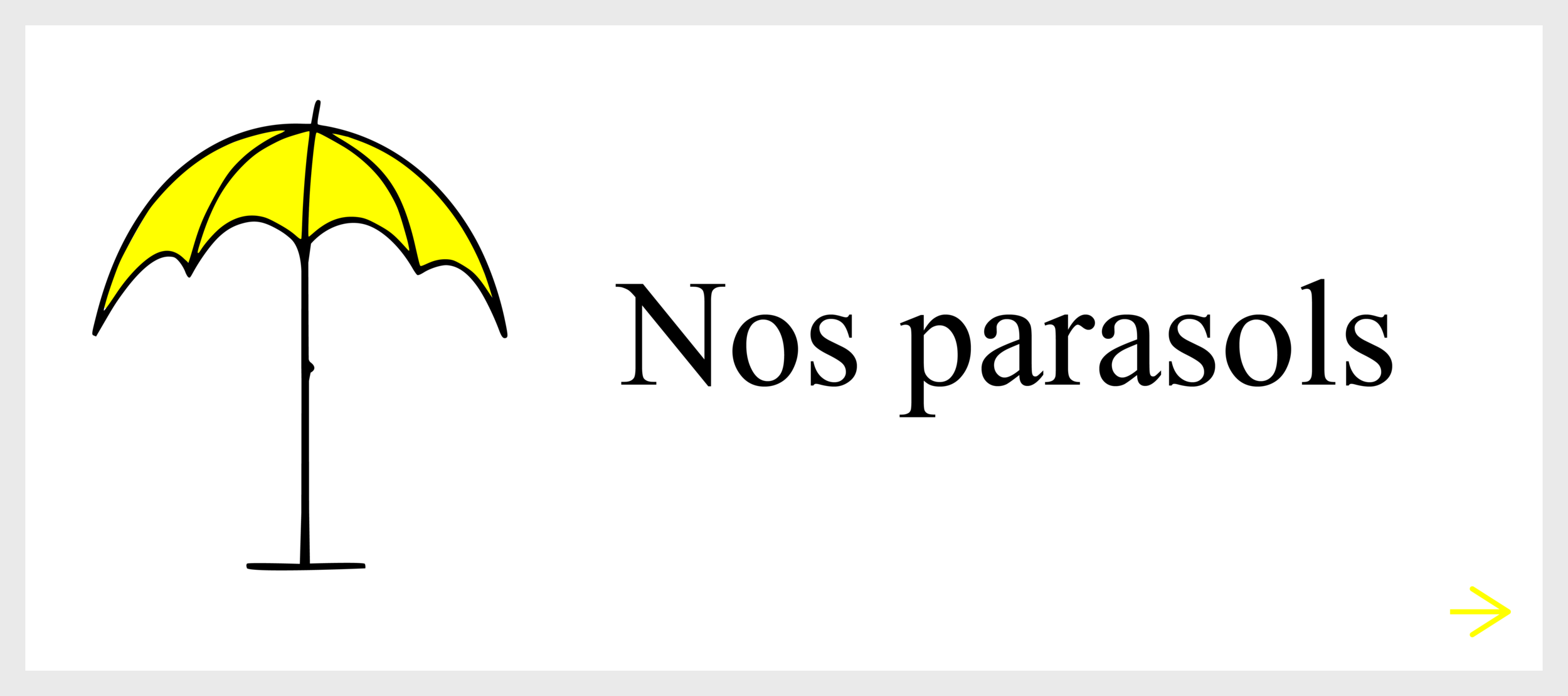 lien catégories de parasols