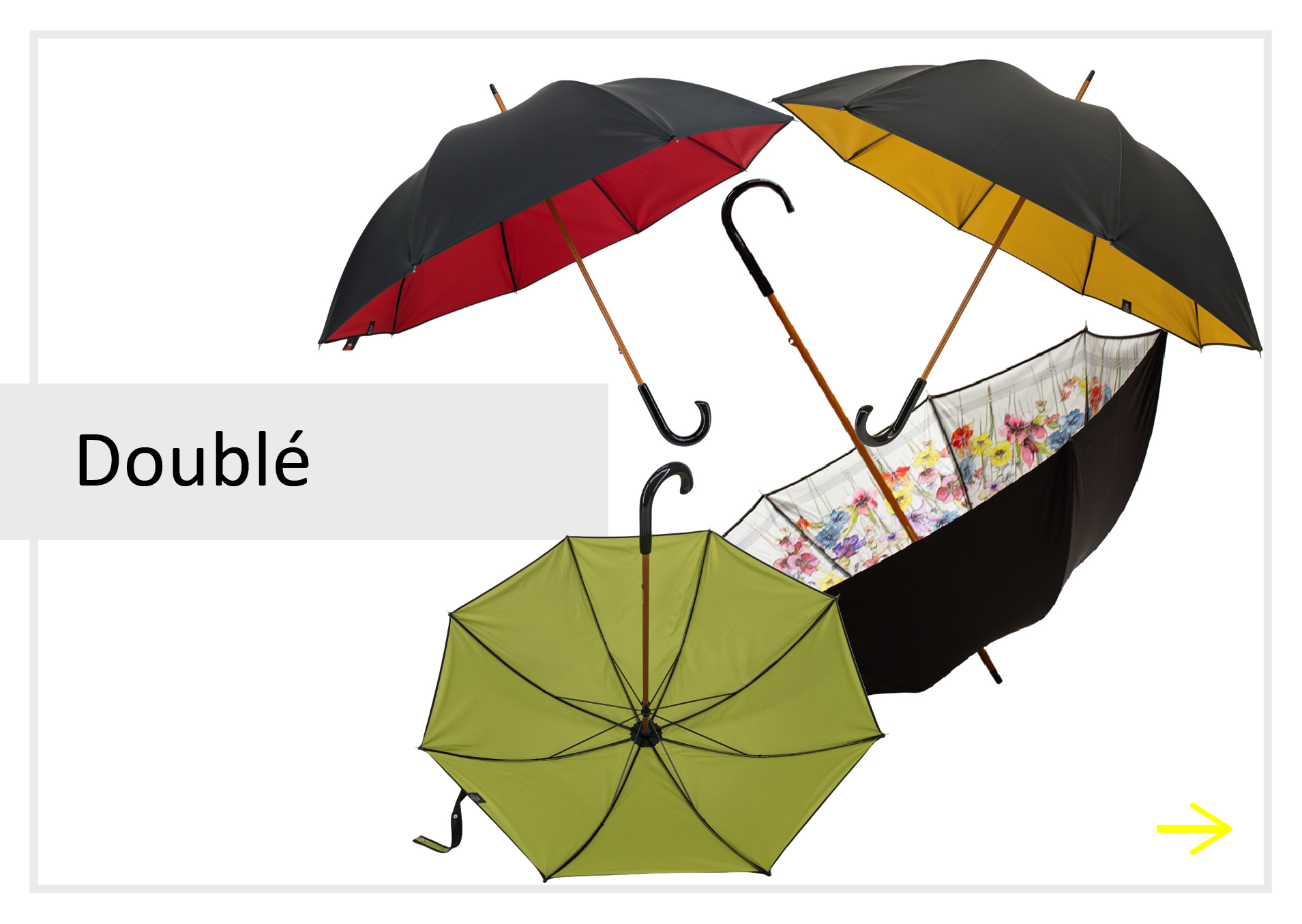 lien parapluies doublés