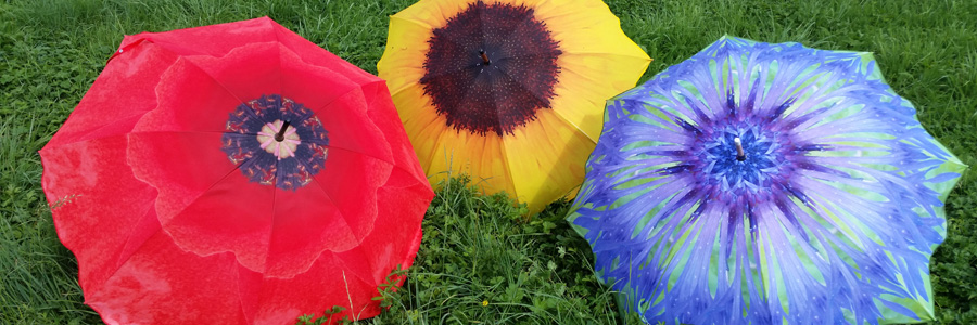 parapluie fleurs