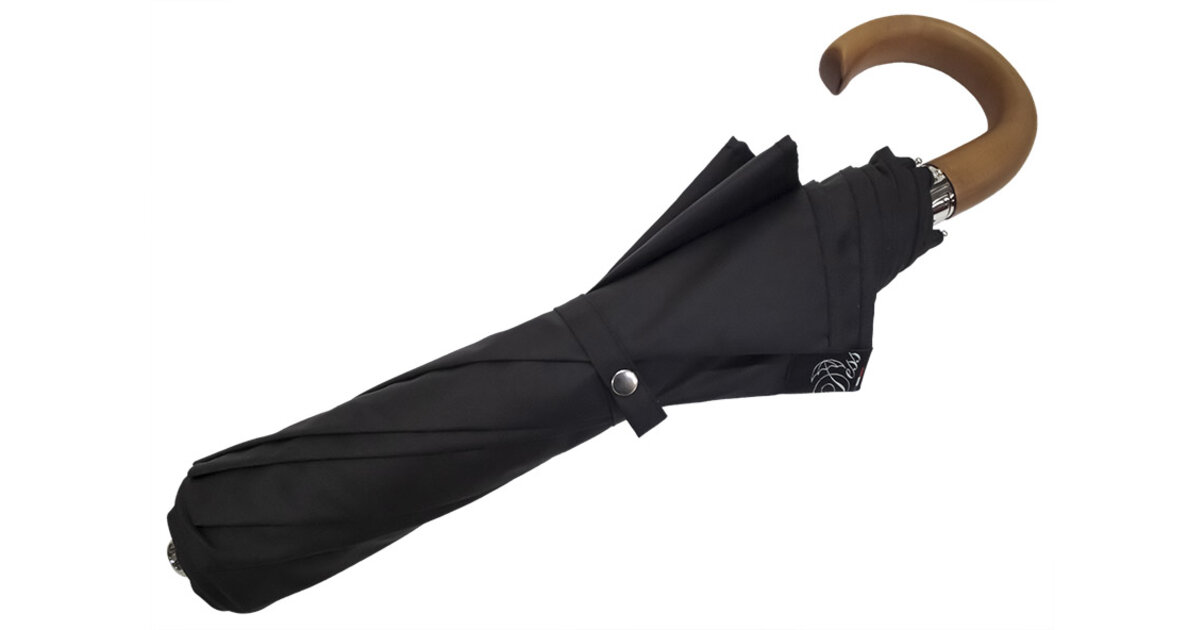 Parapluie élégant Noir Pour Hommes - Modèle Gentleman N°16 - Smati - Idéal Pour Tous Les Jours