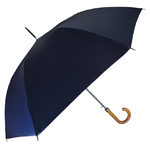 Parapluie_ville_poignee_courbe_cuir_bleu_marine_2