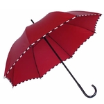 parapluie-droit-rouge-carmin-damier