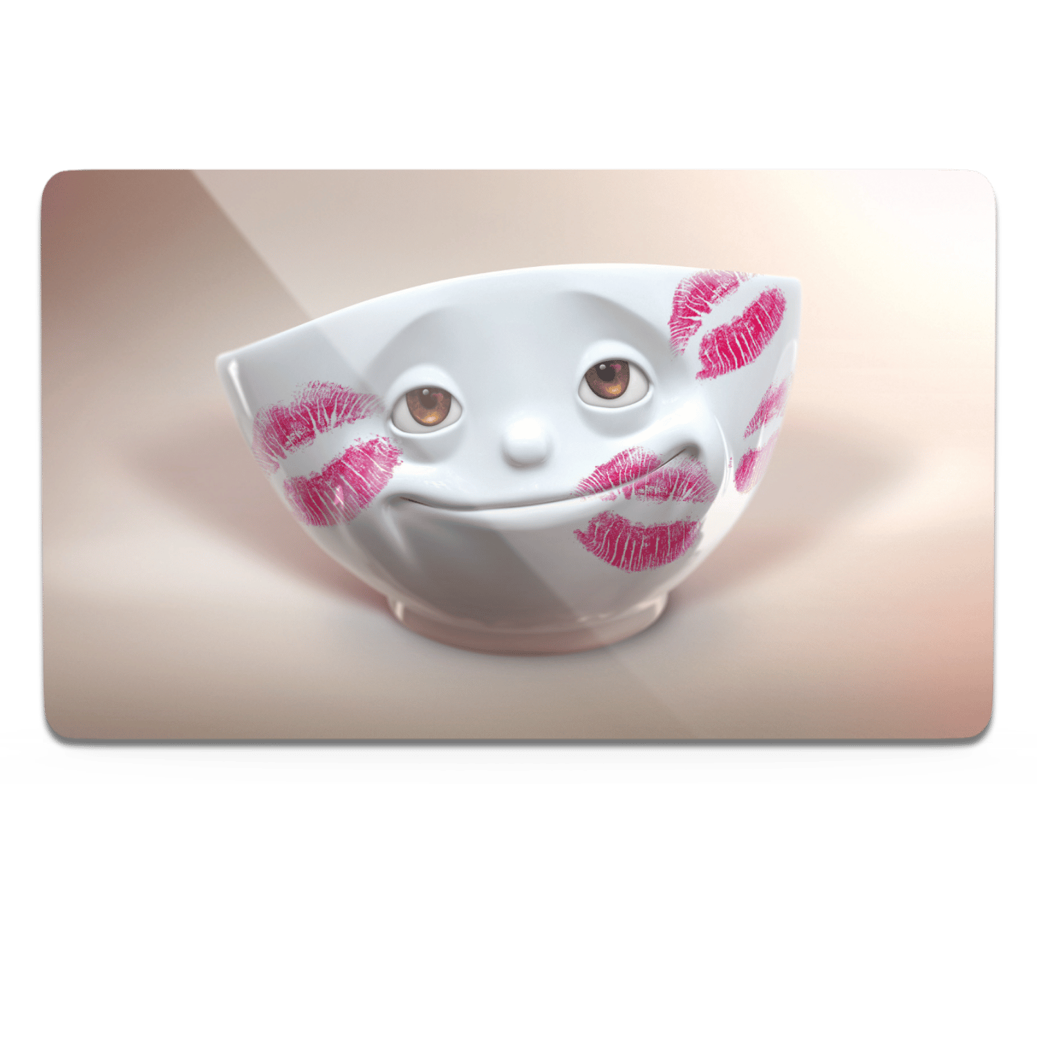 Plaque de petit déjeuner TASSEN bol bisous kissed