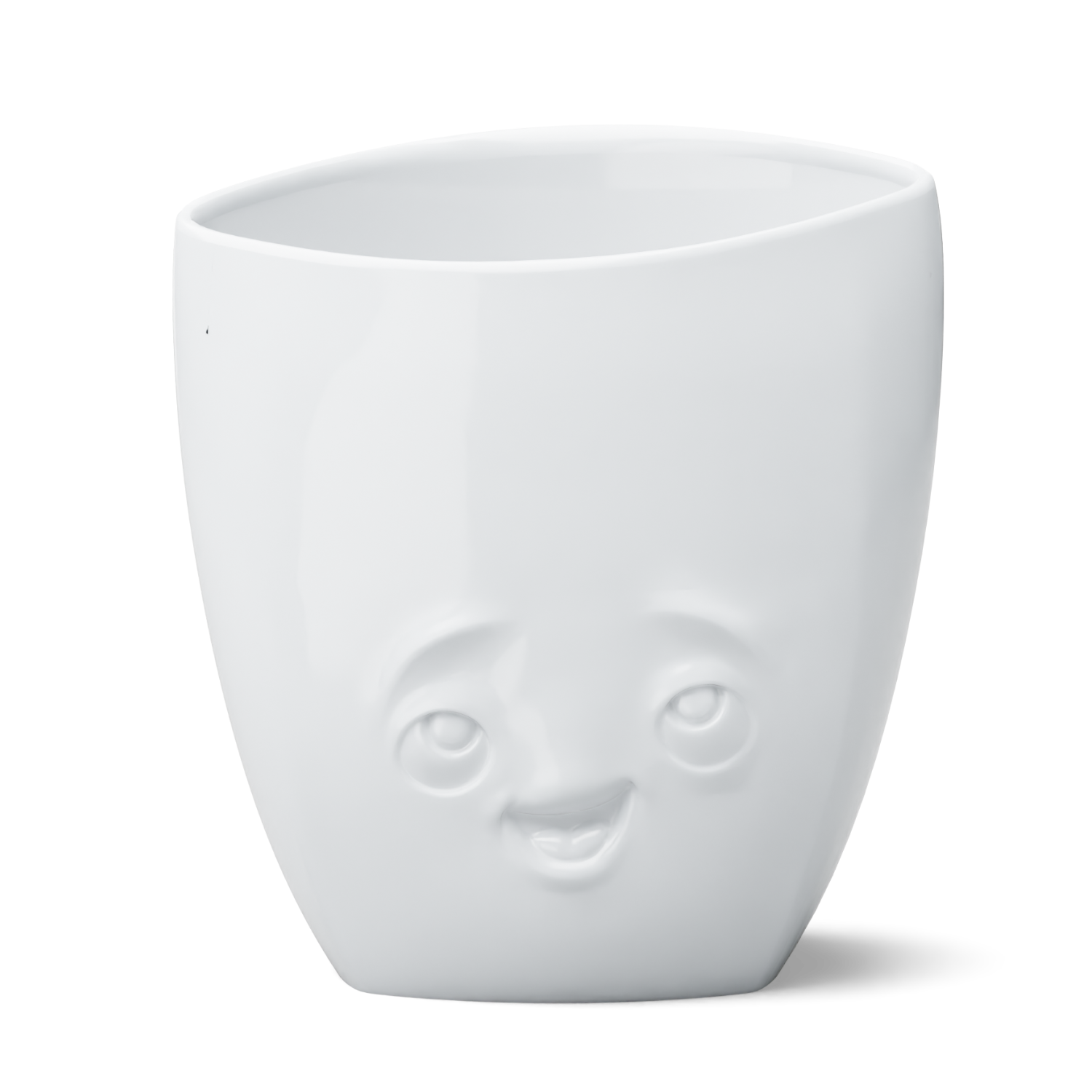 Vase visage ravi large nouveau Tassen porcelaine blanche