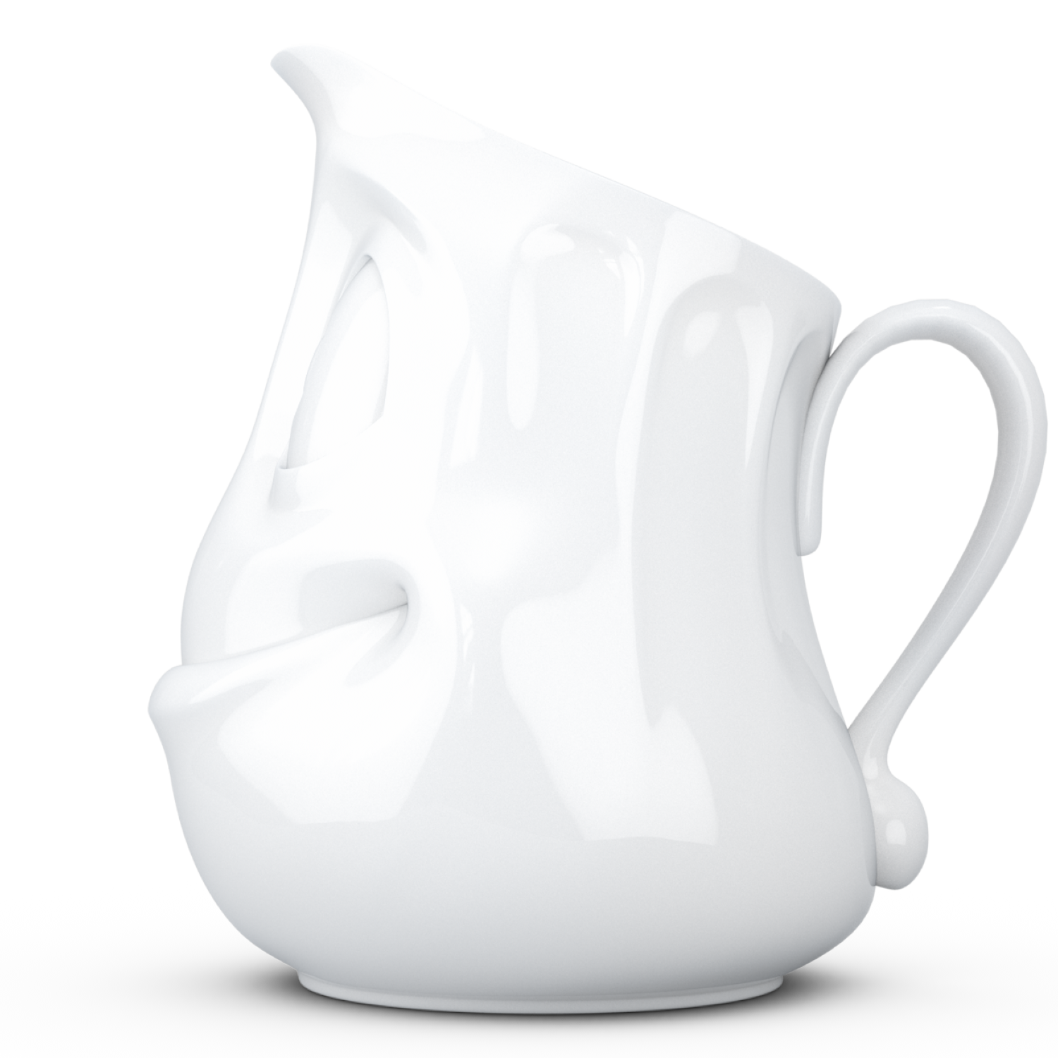 T013201_pot à lait cremier cocasse vaisselle visage tassen porcelaine