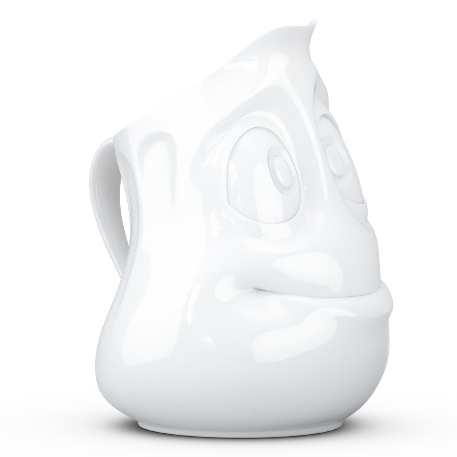 T013201_pot à lait cremière cocasse vaisselle visage tassen porcelaine