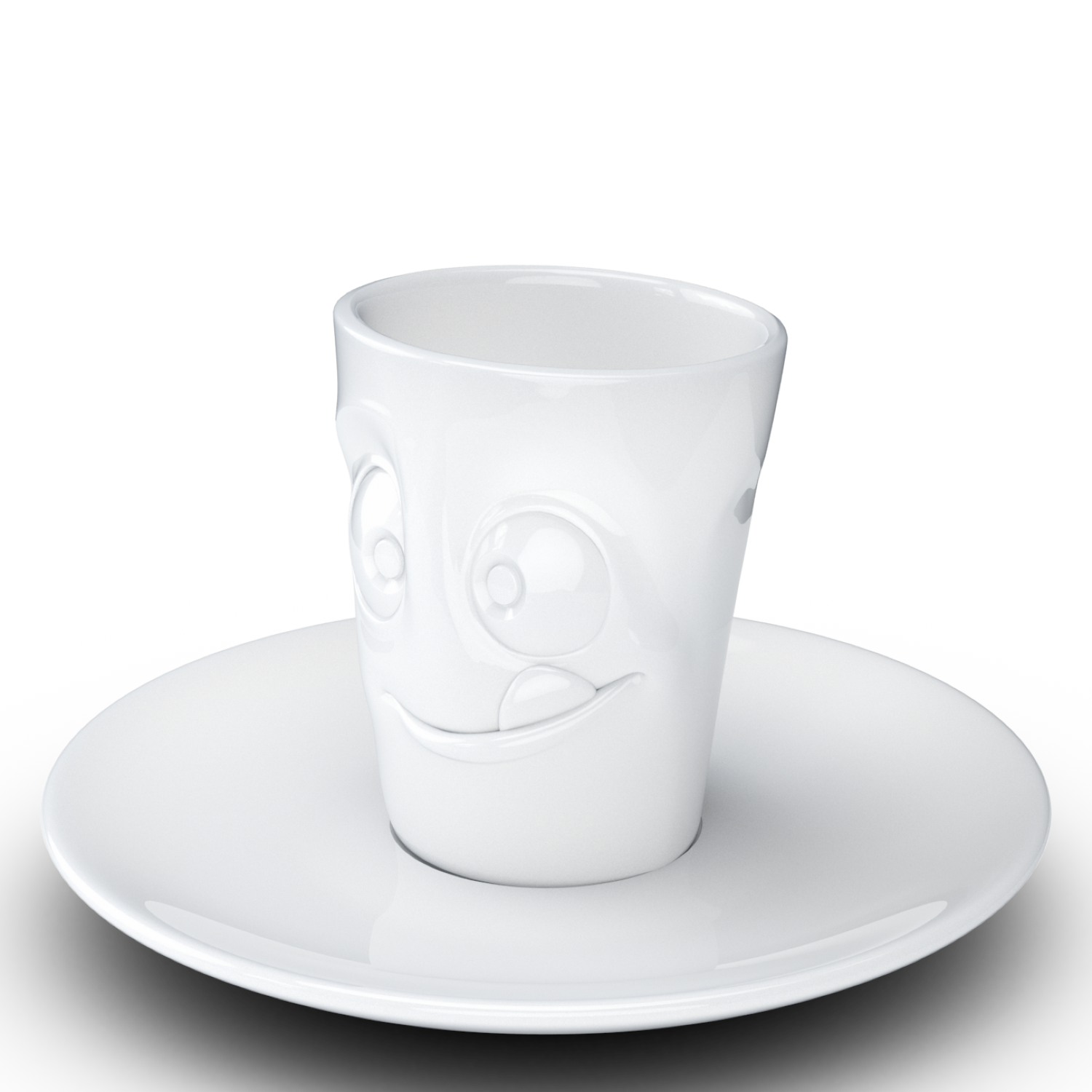 T021401 tasse expresso visage delicieux gourmand mug humeur tassen 58products
