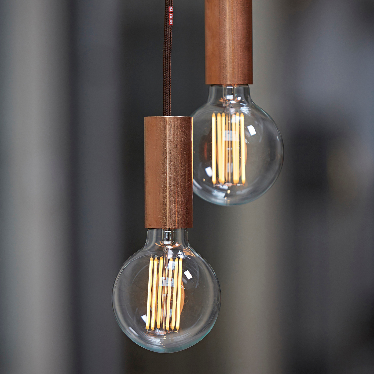 NUD collection ampoule filament LED 95mm douille cuivre