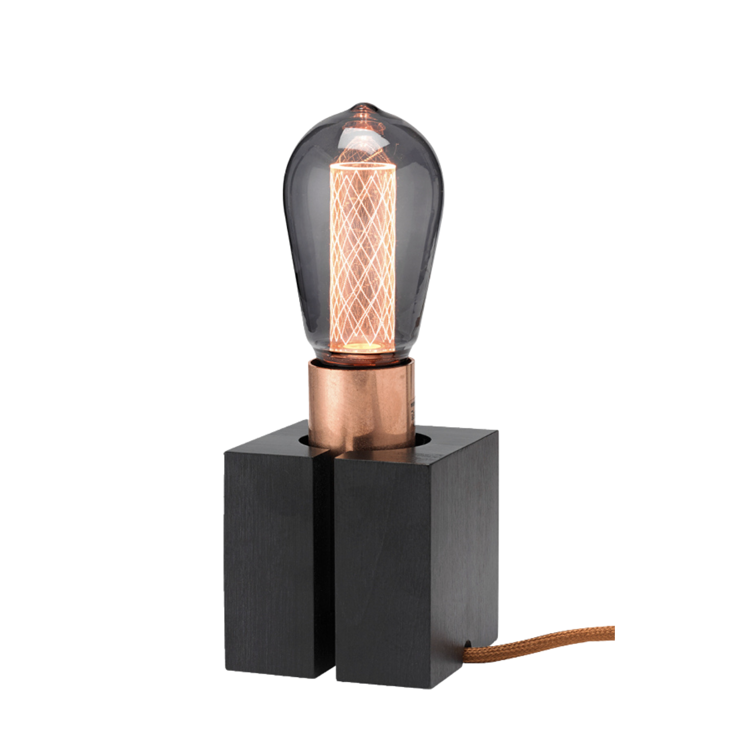 Ampoule led circus noir lampe à poser nud collection