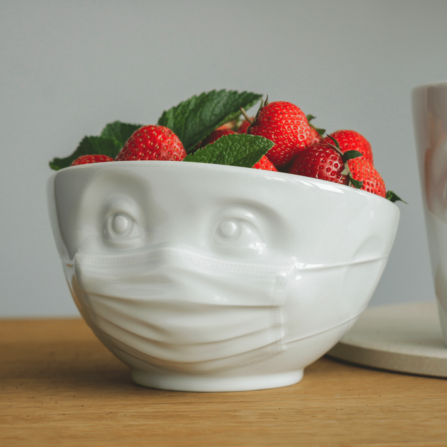 bol 500ml confiant masqué avec fraises vaisselle humeur tassen(1)