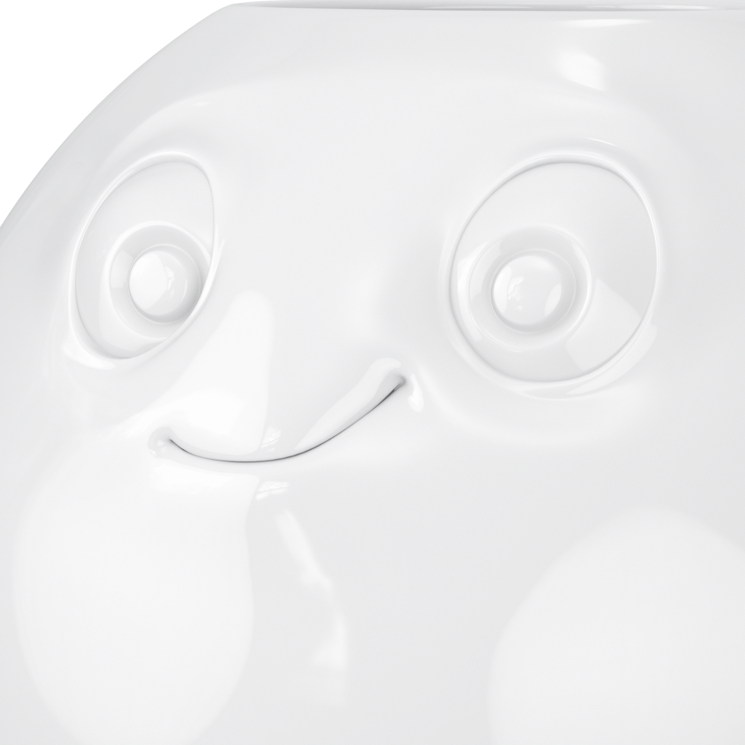 vase rond visage amusé avec gros yeux zoom vaisselle humeur tassen58