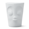 Mug bisou TASSEN avec anse visage baiser yeux fermé